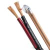 Install Link 14 Gauge Speaker Wire 100ft Frosted Red/Black CCA-6